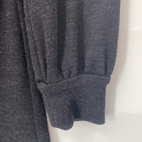 DVF Womens Charcoal Gray Long Sleeve100% Wool Fit & Flare Dress Size 4 - Picture 8 of 15